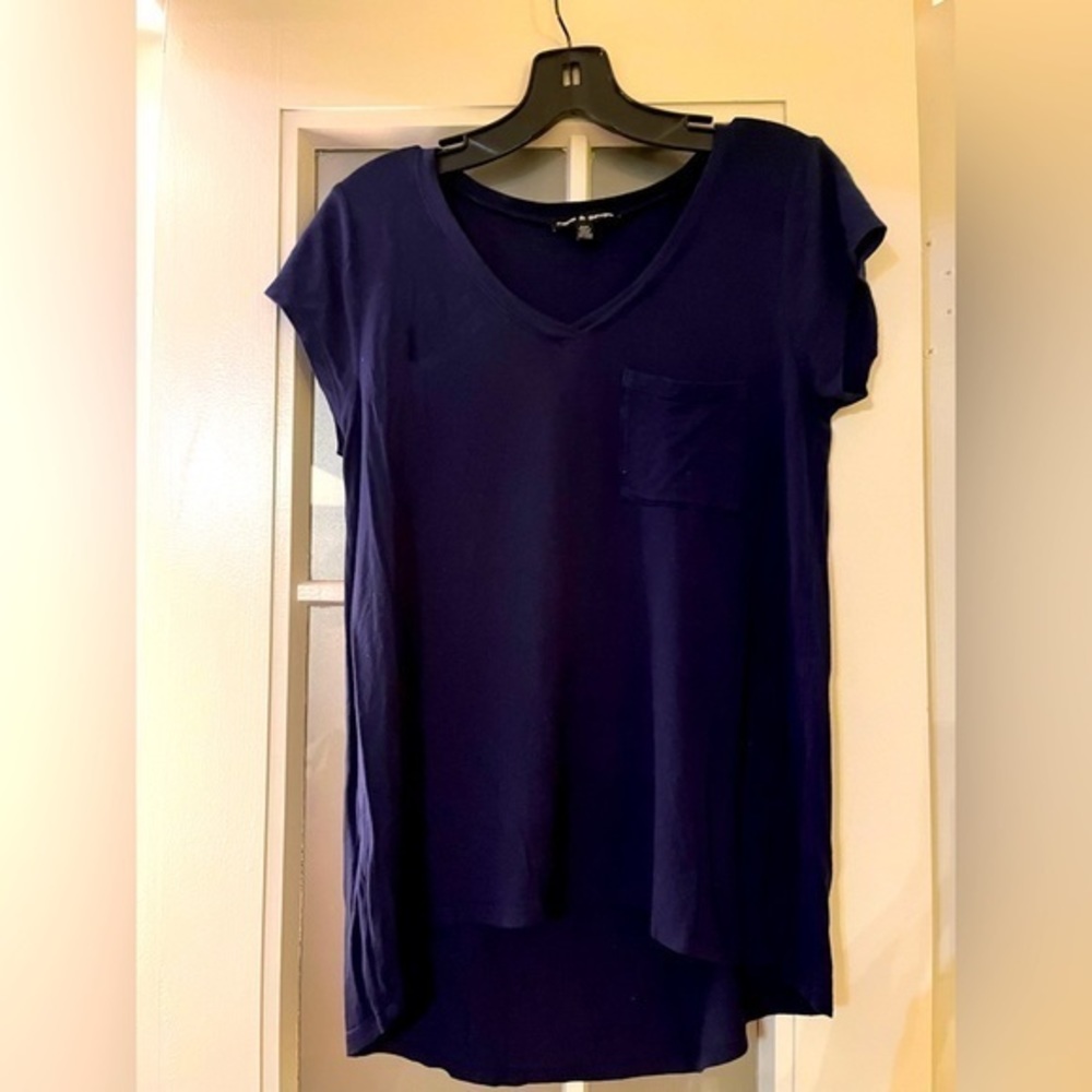 Cable and Gauge Loose Blouse/Tunic Indigo - Picture 2 of 4